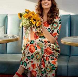 Closet London floral tropical dress Size 8